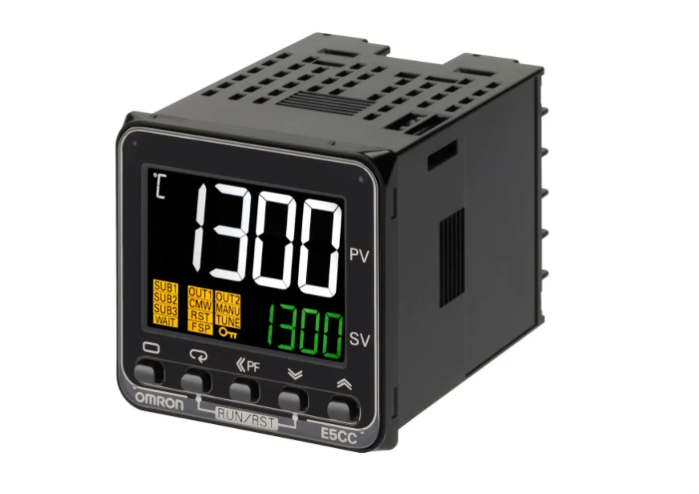 Omron E5CC-RX2ASM-002 เครื่องวัดและควบคุมอุณภูมิ Digital Temperature Controller (Size 48x48 mm.) (Output Relay) (RS-485) 
