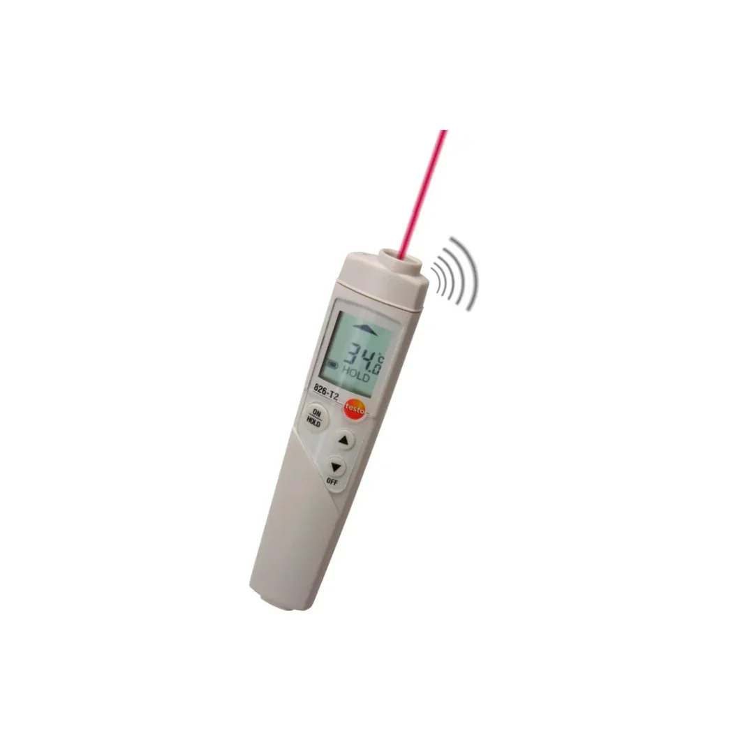 testo 826-T2 เครื่องวัดอุณหภูมิอินฟราเรด พร้อม TopSafe | Infrared Thermometer