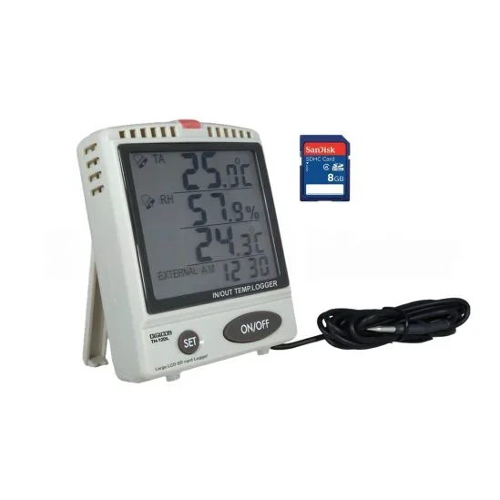 DIGICON TH-12DL มิเตอร์วัดและบันทึกอุณหภูมิ-ความชื้น แบบใช้ SD card | Thermo-Hygrometer