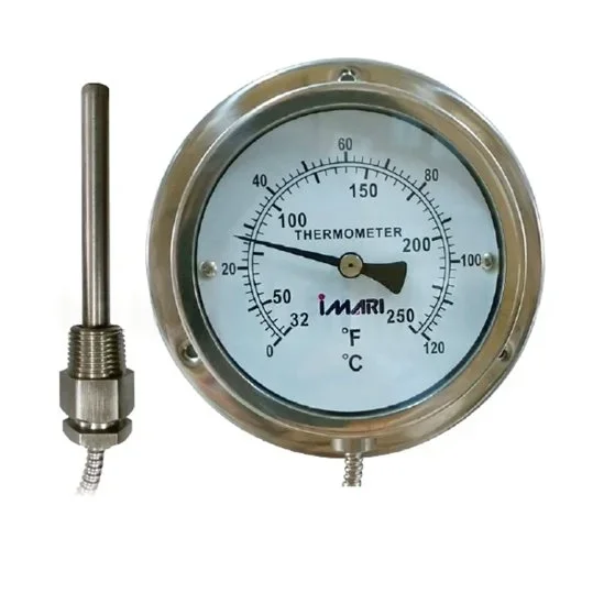 IMARI SGC-100 (I) เกจ์วัดอุณหภูมิแบบท่อแคปปิลารี่ หน้าปัด 4 นิ้ว | Capillary Temperature Gauge