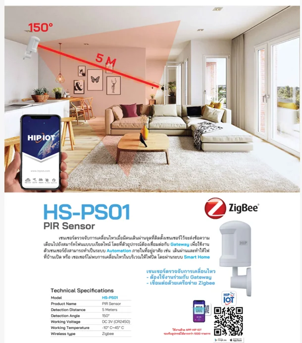 HIP PIR Sensor HS-PS01